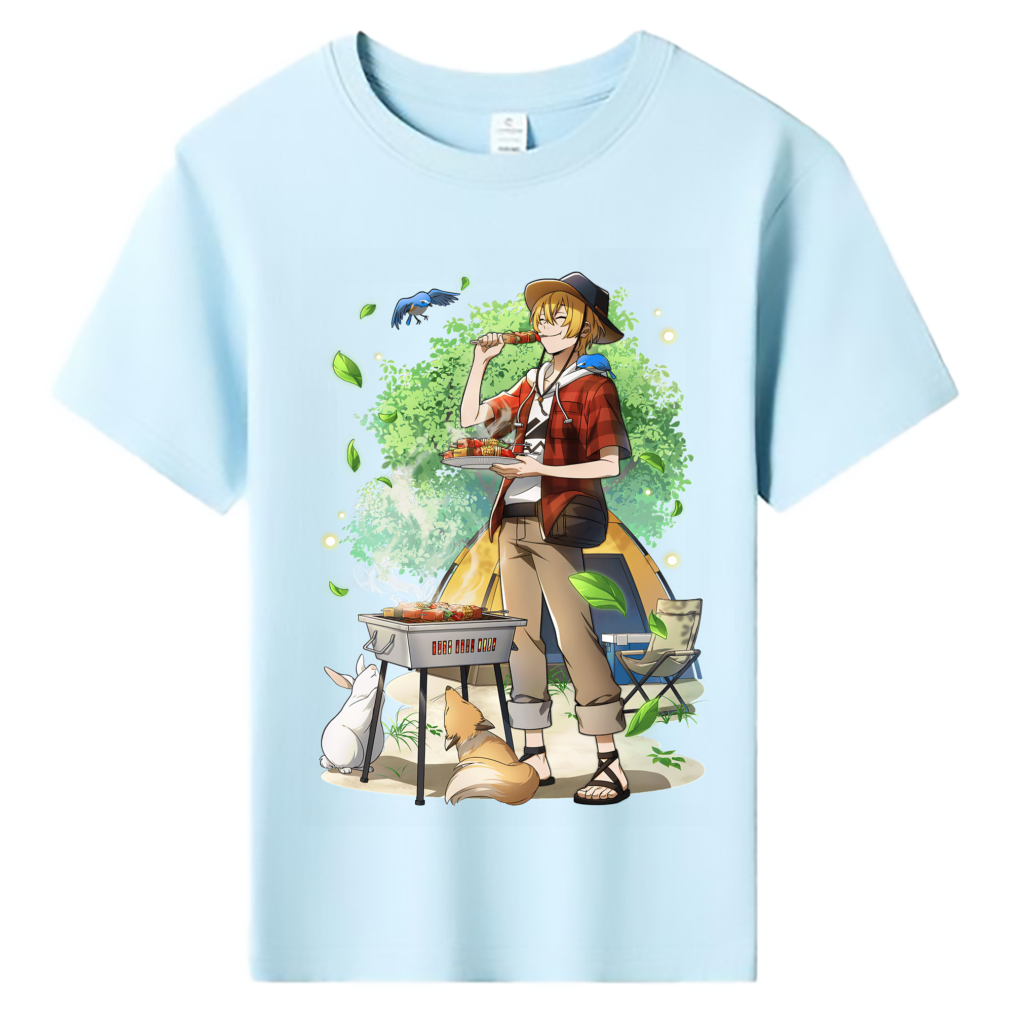 （画像用） 文豪ストレイドッグス Bungo Stray Dogs 綿100％キッズTシャツ（フロントプリント）